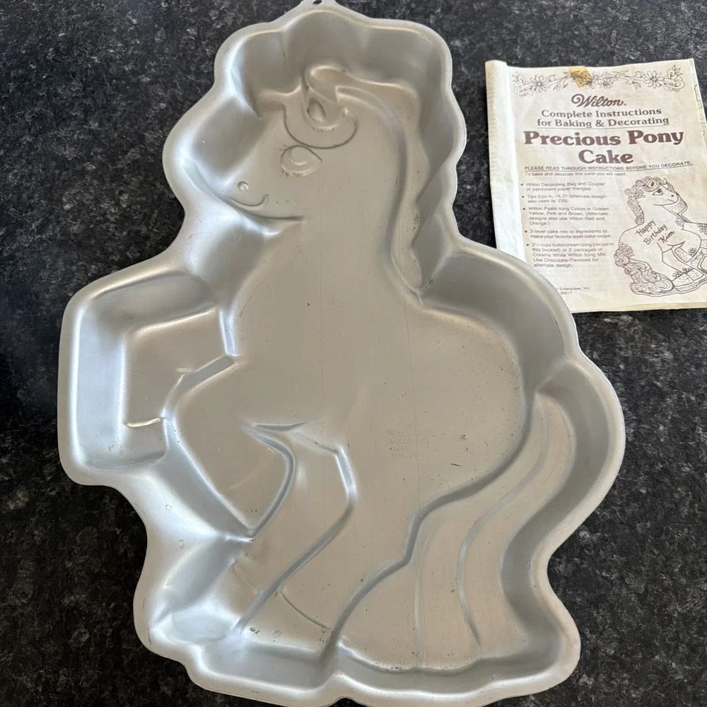 Vtg. Wilton 1986 Precious Pony Cake Pan Mold 2105-2914
